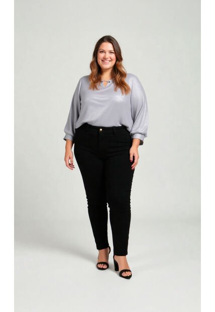 Jean Para Mujer. Negro Marca L&H Ref. 3Ap607001