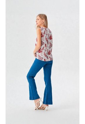 Blusa Para Mujer Manga Sisa Vino Marca L&H Ref. 2J412280
