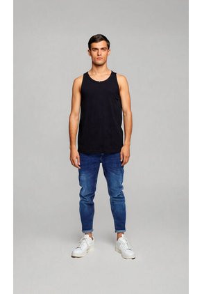 Camisilla Para Hombre Manga Sisa Negro Marca L&H Ref. 4K102001