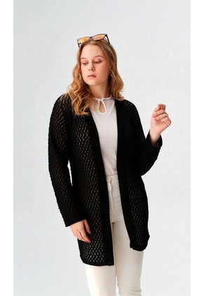Chilango Para Mujer Manga Larga Negro Marca L&H Ref. 7D436032