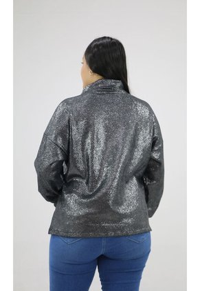 Saco Para Mujer. Negro Marca L&H Ref. 1F633003