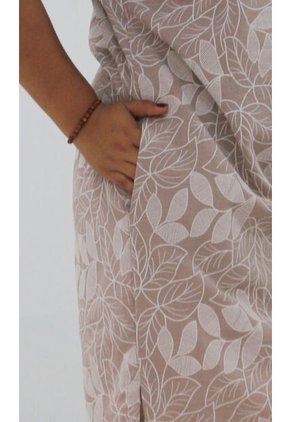 Vestido Para Mujer. Manga Corta Taupe Marca L&H Ref. 1Y617019