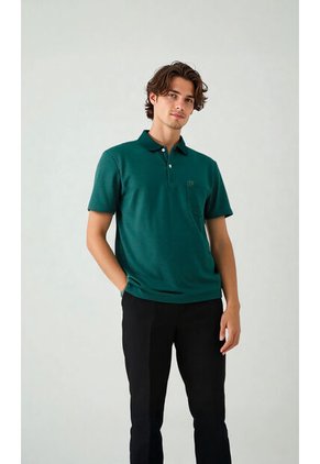 Polo Para Hombre Verde Marca L&H Ref. 4K109122