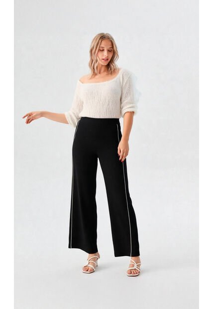 Pantalon Para Mujer Negro Marca L&H Ref. 2J407074