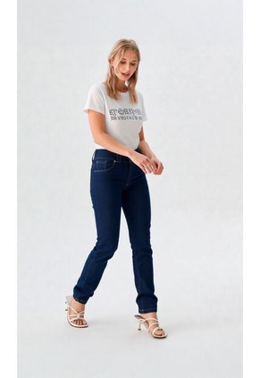 Jean Para Mujer Negro Marca L&H Ref. 8I407007