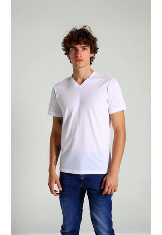 Camisilla Para Hombre Manga Corta Blanco Marca L&H Ref. 4K102002 L&H