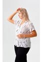 Blusa Para Mujer Manga Corta Blanco Marca L&H Ref. 5P412268 de L&H