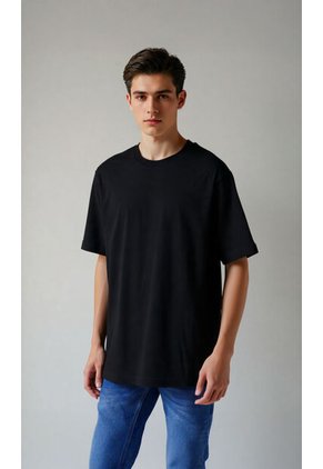 Camisilla Para Hombre Manga Corta Negro Marca L&H Ref. 4K102003