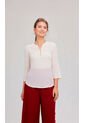 Blusa Para Mujer Manga 3/4 Crudo Marca L&H Ref. 5P412273 de L&H