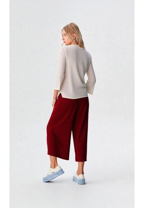 Blusa Para Mujer Manga 3/4 Crudo Marca L&H Ref. 5P412273