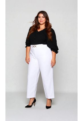 Pantalon Para Mujer. Blanco Marca L&H Ref. 1F607086