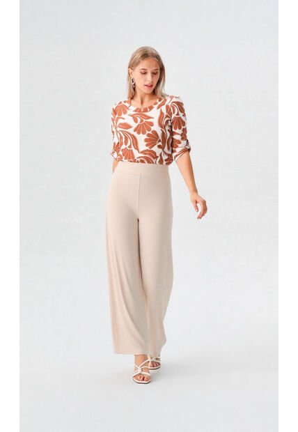 Pantalon Para Mujer Beige Marca L&H Ref. 2J407075