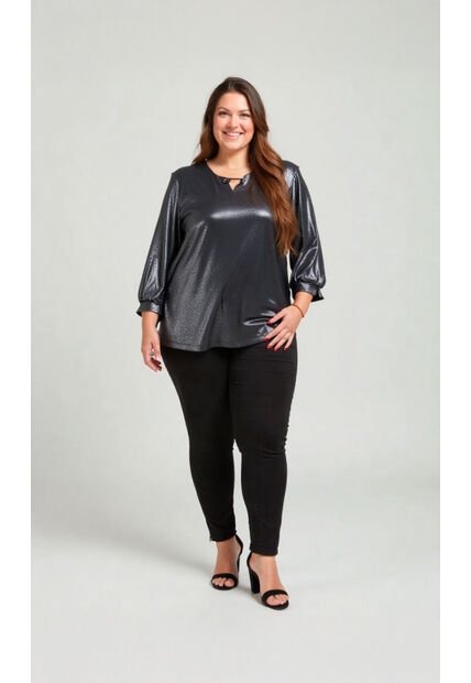 Camiseta Para Mujer. Negro Marca L&H Ref. 1F609184