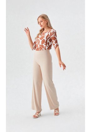 Pantalon Para Mujer Beige Marca L&H Ref. 2J407075