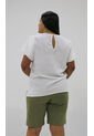 Blusa Para Mujer. Manga Corta Blanco Marca L&H Ref. 1F612232 de L&H