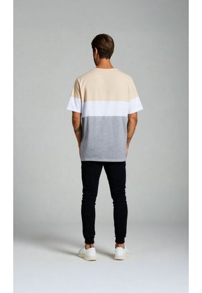 T-Shirt Para Hombre Beige Marca L&H Ref. 4K109121