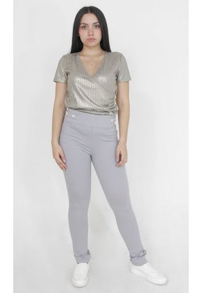 Leggins Para Mujer Gris Claro Marca L&H