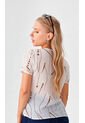 Blusa Para Mujer Manga Corta Blanco Marca L&H Ref. 5P412268 de L&H