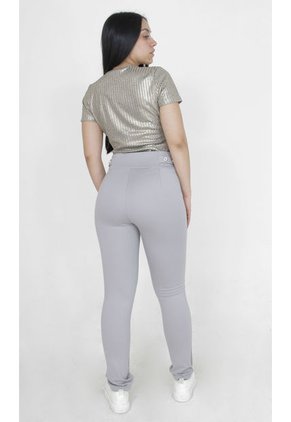 Leggins Para Mujer Gris Claro Marca L&H