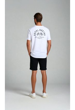 T-Shirt Para Hombre Blanco Marca L&H Ref. 2Bw119001