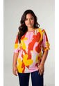 Blusa Para Mujer. Manga Corta Terracota Marca L&H Ref. 2J612088 de L&H