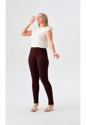 Leggins Para Mujer Cafe Marca L&H Ref. 1F423135