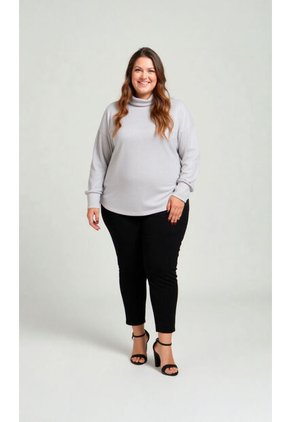 Saco Para Mujer. Gris Claro Marca L&H Ref. 1F633003