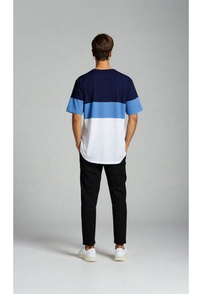 T-Shirt Para Hombre Azul Marca L&H Ref. 4K109121