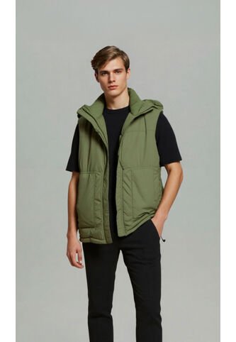 Chaleco Para Hombre Verde Marca L&H Ref. 6N125010 L&H
