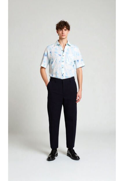 Pantalon Para Hombre Azul Marca L&H Ref. 5O107053