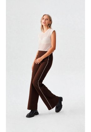 Pantalon Para Mujer Cafe Marca L&H Ref. 2J407074