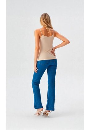 Camiseta Para Mujer Beige Marca L&H Ref. 2J409121