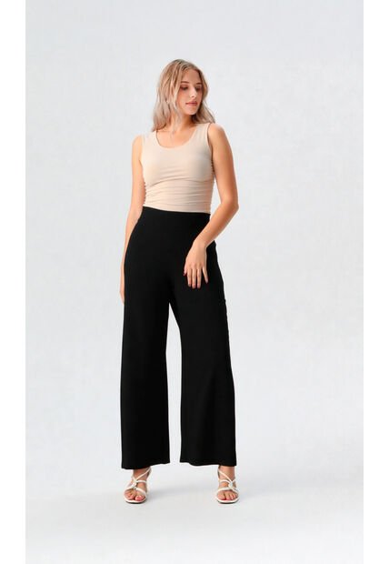 Pantalon Para Mujer Negro Marca L&H Ref. 2J407075