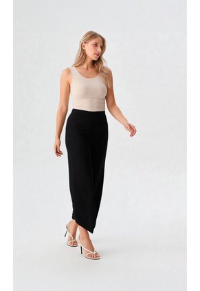 Pantalon Para Mujer Negro Marca L&H Ref. 2J407075