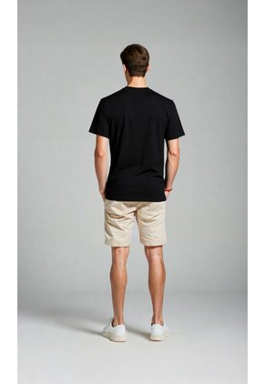 Camisilla Para Hombre Manga Corta Negro Marca L&H Ref. 4K102002