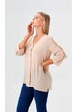 Blusa Para Mujer Manga 3/4 Beige Marca L&H Ref. 1F412665 de L&H