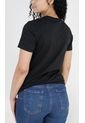Camiseta Para Mujer Manga Corta Negro Marca L&H de L&H