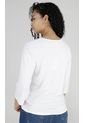 Camiseta Para Mujer Manga 3/4 Blanco Marca L&H de L&H