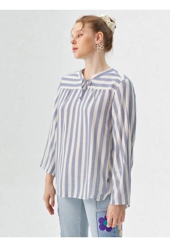 Blusa Para Mujer Manga 3/4 Azul Marca L&H Ref. 5P412285 L&H
