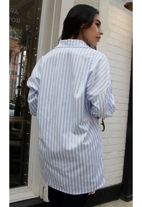 Bluson Para Mujer Azul Medio Marca L&H