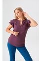 Blusa Para Mujer Manga Corta Morado Marca L&H Ref. 1F412719 de L&H
