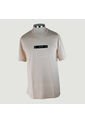 Camiseta Para Hombre Manga Corta Beige Marca L&H de L&H
