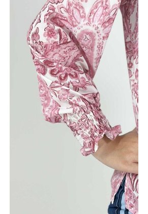 Blusa Para Mujer Manga Larga Rosado Marca L&H