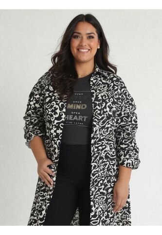 Chilango Para Mujer. Manga 3/4 Negro Marca L&H L&H