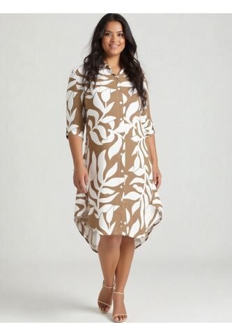 Bluson Para Mujer. Manga Corta Taupe Marca L&H L&H