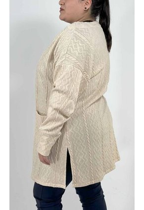 Chilango Para Mujer. Manga Larga Dorado Marca L&H