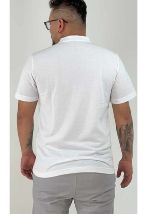 Polo Para Hombre Blanco Marca L&H