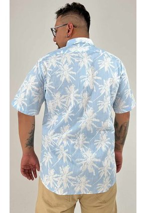 Camisa Para Hombre Manga Corta Azul Oscuro Marca L&H