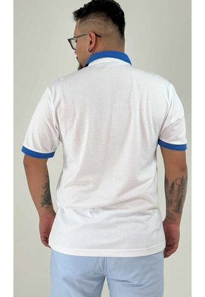 Polo Para Hombre Blanco Marca L&H