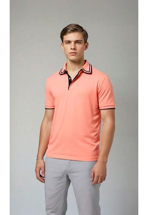 Polo Para Hombre Coral Marca L&H